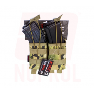 Double Open Mag Pouch PMC AK camo [NP]