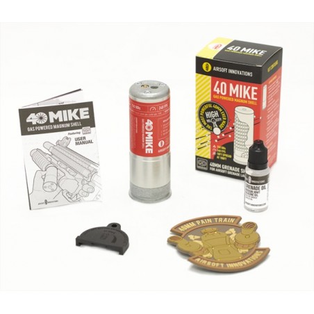 Grenade 40 Mike Gas Powered MAGNUM 150BBs [Airsoft Innovations]