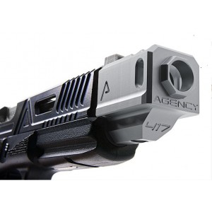 Agency Arms 417 Compensator Silver (14mm CCW)