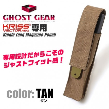 Single Kriss Vector Magazine Pouch coyote [Ghost Gear]