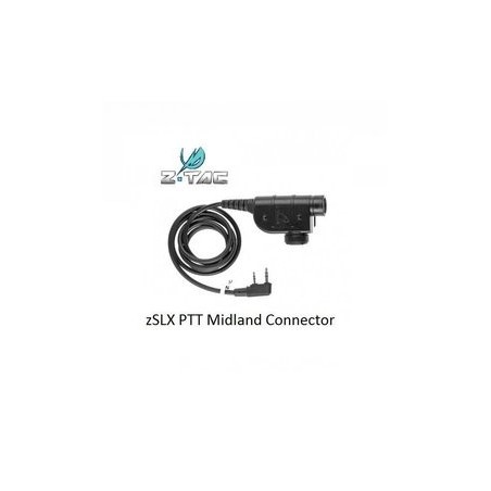 PTT zSLX Connector Midland black [Z-Tactical]