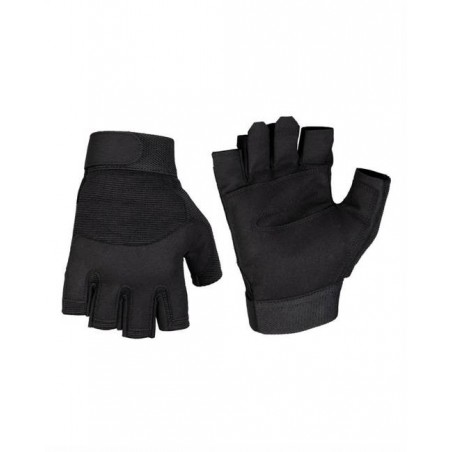 Gloves Army Fingerless black [Mil-Tec]