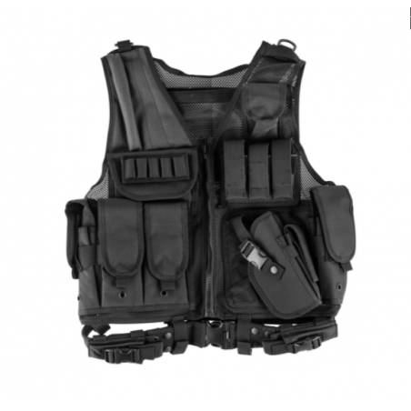 USMC Tactical Vest black [MIL-TEC]